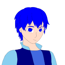 Blue Character Picture